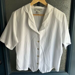 White Button-Down Shirt